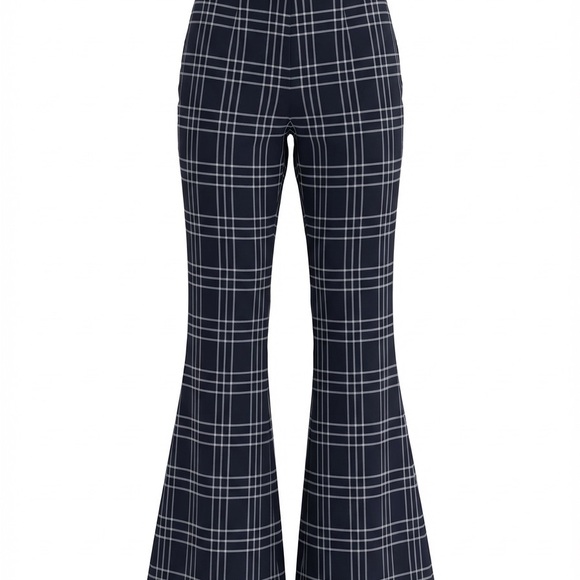 Plaid Flare Pants for Women - Picture 4 of 7
